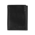 thumbnail image 1 of Cartera triple Steve Madden RFID de piel negra para hombre, 1 of 6