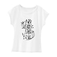 thumbnail image 3 of Camiseta para mujer, disfraz de verano, camiseta de manga corta para viaje, oficina, regalo para mujer L, 3 of 7