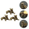 thumbnail image 3 of 3pcs Animal Keychain Pendant Hanging Vintage Animal Craft Key Chain Brass Ornament, 3 of 8