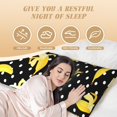 thumbnail image 4 of Picia Banana Body Pillow Cover - Super Soft Microfiber 20x54 Body Pillow Case - Envelope Closure, Wrinkle, Stain Resistant Body Pillow Cover,Elegant Bedding, 4 of 8