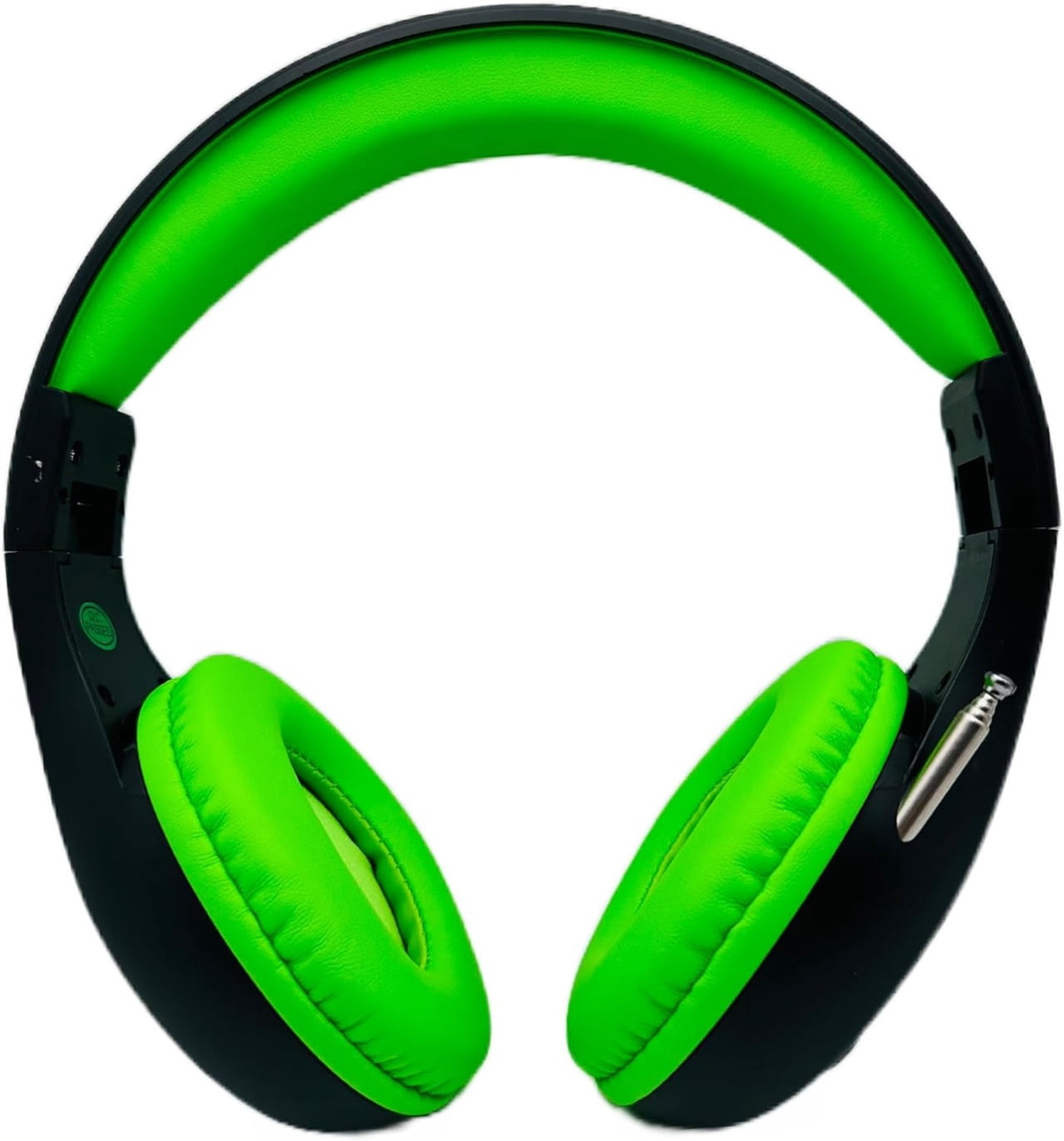FM Radio Headphones , Great Reception, Sound Quality, Light Weight, Walking, Ease of Use, Jogging, Relaxing, School, Talk Radio, Require 2AA Batteries (Not Included) Black & Lime Green