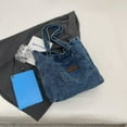 thumbnail image 4 of Denim Canvas Shoulder Bag, Women's 2025 New Large-capacity Shopping Bag, Niche Literary Tote Bag Casual Handbag, 4 of 26
