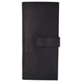 thumbnail image 5 of Genuine Leather Credit Card Holder Long Wallet with Snap Close Womens Mens, 5 of 27