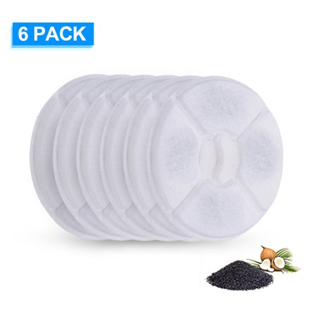 

6 Packs Cat Water Fountain Filters Replacement Filters for Flower Fountain Cat Water Fountain Water Dispenser Sale 7021