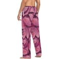 thumbnail image 6 of Pink Butterfly Ghost Pajama Pants, Men's Lounge Pants Light with Drawstring and Pockets, Christmas New Year Birthday Father's Day Gifts, Small, 6 of 7
