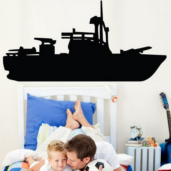 Wallhogs Haynes PT Boat Silhouette Cutout Wall Decal