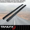 thumbnail image 2 of TrailFX A4011B TFX 4" Trapezoid Side Steps NERF BAR OVAL 4", 2 of 2
