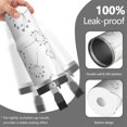 thumbnail image 2 of Floral 30oz Handheld Travel Tumbler with Handle – Double Wall Stainless Steel Insulated Cup, Flip Straw Lid, Leak-Proof & BPA-Free, Durable Hot & Cold Drink Mug,Thanksgiving, Xmas, Spring ,Flower, 2 of 6