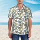 thumbnail image 2 of Fotbe Funny Chicken Camisa Hawaiana para Hombre Unisex – Camisa Casual de Verano con Botones de Manga Corta de Algodón y Lino,Medium, 2 of 7