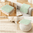 thumbnail image 4 of Soft Plush Chair Pad Square Dining Kitchen Chair Seat Cushion with Ties,Indoor Outdoor Chair Seat Pad Winter Warmth Car Seat Cushion(16.54*17.72 Inch), 4 of 9