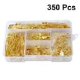 thumbnail image 6 of GOOHOCHY  350 Pcs/Box Butterfly Pin Gold Supplies Clothes Pins Golden, 6 of 8
