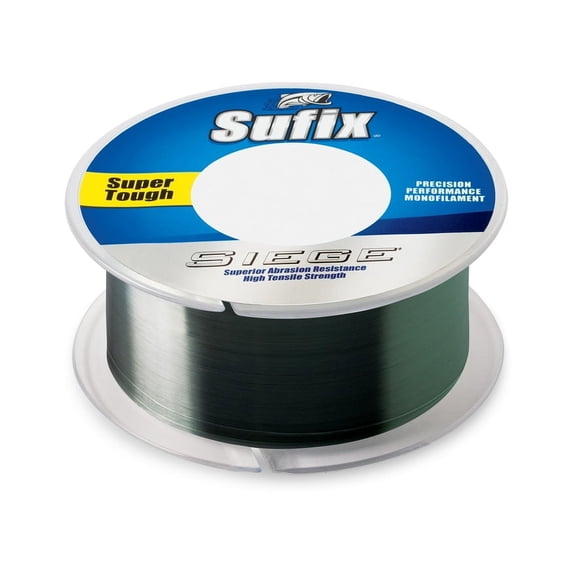 Sufix Siege Monofilament Fishing Line 8lb 330yd Smoke Green