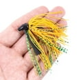 thumbnail image 3 of Beisidaer 1Pcs 7Cm/10G Weedless Football Jig Bait Rubber Skirt Fishing Lure Bass Trout, 3 of 5