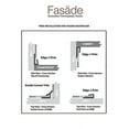 thumbnail image 6 of FASÄDE 47 in. Decorative Vinyl J Trim Gloss White (5 Pack), 6 of 6