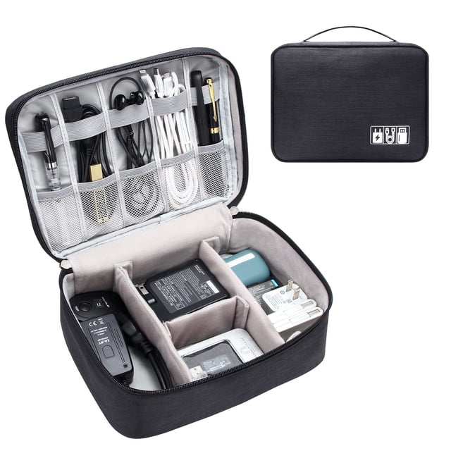 Bolsa organizadora de cables de viaje YOUBDM impermeable con gran capacidad