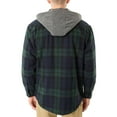 thumbnail image 3 of Sherpa-Lined Hooded Flannel Shirt-Jacket, 3 of 5