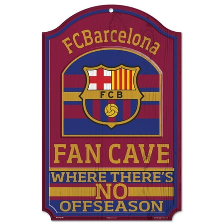 11' Wood Sign - Fc Barcelona Official SOC 11
