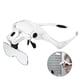 thumbnail image 1 of Lupas manos libres con 2 luces LED y 5 lentes intercambiables de 1,0x a 3,5x, 1 of 5