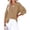 263#Earthy Yellow, variant on Womens Casual Button V Neck Long Sleeve Shirts Solid Color Blouses Tops Black XL