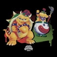 thumbnail image 2 of Mens The Super Mario Galaxy Movie Bowser Dad and Son Bonding T Shirt, 2 of 5