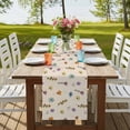 thumbnail image 4 of Table Runners 72 Inches Long Dress Scarves, Spring Flowers Farmhouse Kitchen/Dining Table Runner, Coffee Tablerunners, Vintage Wildflowers Country Pastoral Plants 18x72 Inch, 4 of 9