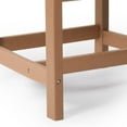 thumbnail image 4 of WestinTrends Ashore Outdoor HDPE Patio Classic Dining Arm Chair, Teak, 4 of 16
