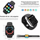 thumbnail image 3 of Smartwatch T500 Bluetooth MD940 Reloj inteligente, 3 of 4
