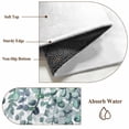 thumbnail image 6 of Rectangle Area Rugs 2 x 3 Ft, Teal Green Eucalyptus Leaves Non-Slip Residential Carpet, Spring Plants Leaves Country Indoor Crawling Mats Runner Rugs for Living Room/Dining Room/Bedroom, 6 of 8