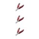thumbnail image 5 of Guardurnaity Nail Art Nipper Acero inoxidable Pedicura Cuidado Anti-salpicaduras Recorte portátil Profesional Bolsillo Mano Alicates Rojo Type1 NO1, 5 of 6