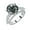 Grey, variant on Sparkling Round Cut Moissanite Engagement Rings for Women 5 Carat D Color VVS1 S925 Sterling Silver Lab Created Diamond Rings Anniversary Wedding Promise Ring with Certificate