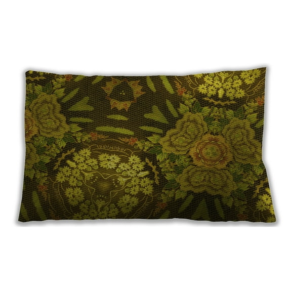 Ahgly Company Indoor Rectangular Contemporary Lumbar Throw Pillow, 13 inch by 19 inch