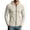 a01Khaki, variant on LODIENY Men Waffle Hoodies Casual Drawstring Hoodie for Men Full Zip Long Sleeve Slim Fit Sweatshirt Sports Hooded Jacket with Zipper Pockets Black S