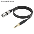 thumbnail image 3 of 6.35Mm 1/4 Inch Trs Male To Xlr Male Audio Stereo Microphone Speaker Cable, 3 of 5