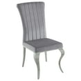 thumbnail image 3 of Betty Velvet Upholstered Dining Side Chair Grey (Set of 4), 3 of 6