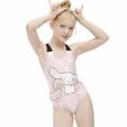 thumbnail image 4 of Cinnamoroll Girls One Piece Swimsuits Hawaiian Summer Swimwear Beach Bathing Suit Outfits, 4 of 7