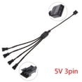 thumbnail image 6 of 5V 3PIN to SM 3Pin Fan Interface Female/Male Adapter Motherboard Extension Cable, 6 of 16