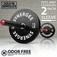 thumbnail image 4 of Synergee Bumper Plates Strength Conditioning Workouts Weightlifting 15lbs Single, 4 of 7