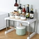 thumbnail image 5 of Estantería y escurridor de cocina - Organizador de mesa de 16,14" para fregadero, armario y baño, negro/blanco/beige, 5 of 7
