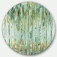 thumbnail image 1 of Designart 'The birch Forest II' Farmhouse Metal Circle Wall Art, 1 of 3
