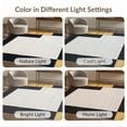 thumbnail image 7 of ODIKA 4'x6' Washable Area Rug Pet Friendly, Non-Shedding Black White and Gold Abstract Design Bold Modern Brushstroke with Dynamic Shapes for Bedroom, Reading Nook, 7 of 7