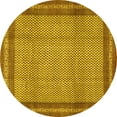 thumbnail image 1 of Ahgly Company Indoor Round Persian Yellow Traditional Area Rugs, 7' Round, 1 of 4