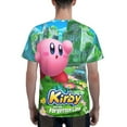 thumbnail image 5 of Unisex Kirby 3d Graphic Print Shirts For Mens Womens Casual Short Sleeve Tee Shirts Top, 5 of 7