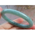 thumbnail image 2 of Icy Green Natural A JADE Jadeite Circle Bangle Bracelet 53 mm 701821 TN, 2 of 13