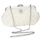 thumbnail image 2 of 2X Bolsos de Mano de Perlas para Mujer, Bolso de Noche, Bolso de Mano para Boda, Bolso con Cadena para Cena, Fiesta, 2 of 7