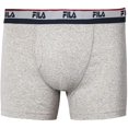 thumbnail image 3 of Fila Men's 4-Pack Logo Band 6" Inseam Boxer Brief Blue Heather/Grey/Blue/Grey Heather, Medium, 3 of 5