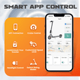 thumbnail image 3 of Electric Scooter for Adults - 350W Motor 8.5" Solid Tires, up to 19MPH and 16Miles Long-Range Portable E Scooter, 3 of 7