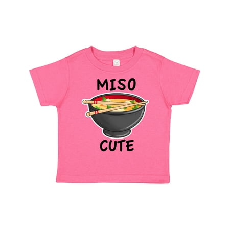 

Inktastic Miso Cute with Miso Soup Gift Toddler Boy or Toddler Girl T-Shirt