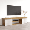 thumbnail image 5 of Knoxville Floating TV Stand for TVs up to 80", Modern High Gloss 71" Entertainment Center, Wall Mounted TV Media Console with Storage Cabinets, 5 of 8