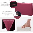 thumbnail image 5 of PRZL 4 Pannel Folding Exercise Mat, 2 Inch Thick Gymnastics Mat 8’x4’, Gym Mat with Carrying Handles for MMA Yoga Stretching Gymnastics and Home Gym（Burgundy）, 5 of 12