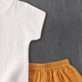 thumbnail image 6 of NOLDARES Toddler Baby Boy Clothes Cute Outfit Striped T-Shirt with Leather Tag + Short Set 3 Months-3 Years Blazer,3-4 Y, 6 of 6
